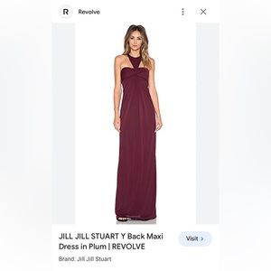 Jill Stuart Y Back Maxi Dress